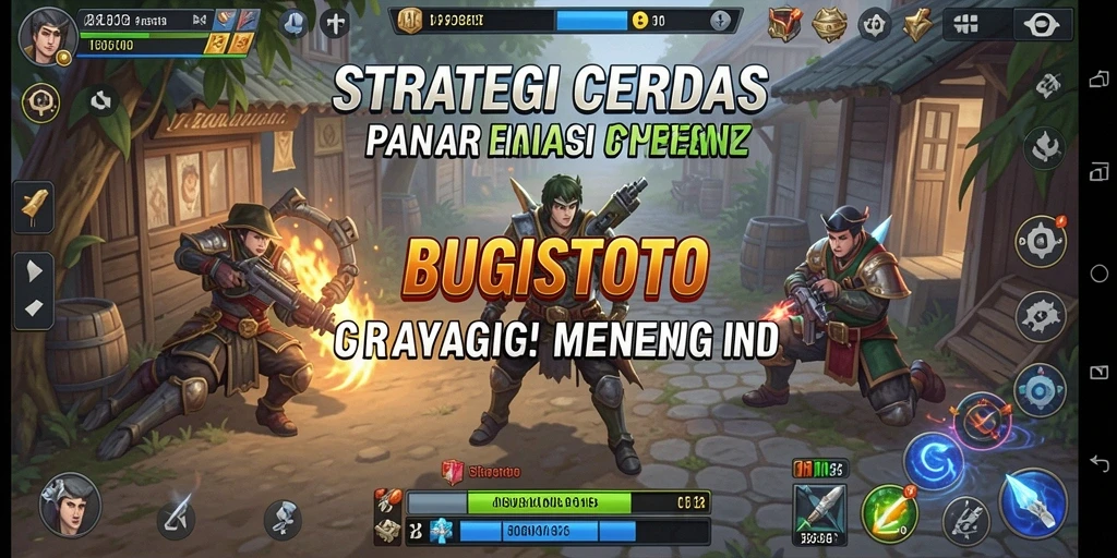 Tampilan gameplay BUGISTOTO dengan strategi mendebarkan dan grafis menawan.