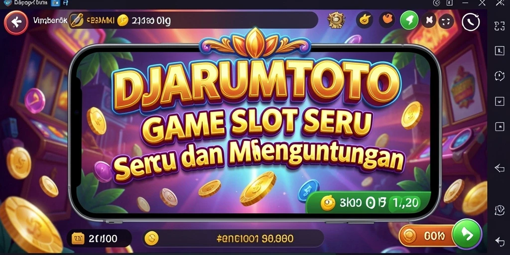 Tampilan gameplay menarik dalam DJARUMTOTO dengan banyak slot pilihan.