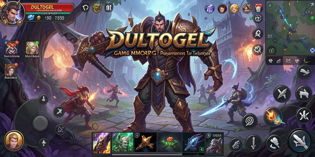 Screenshot DULTOGEL menampilkan aksi seru di dunia MMORPG.