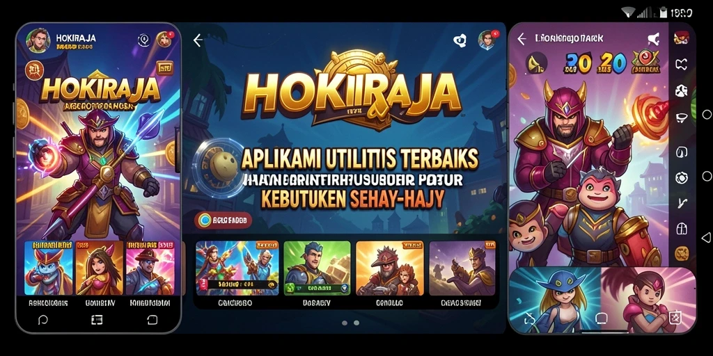 Tampilan antarmuka HOKIRAJA yang intuitif dan fungsional.