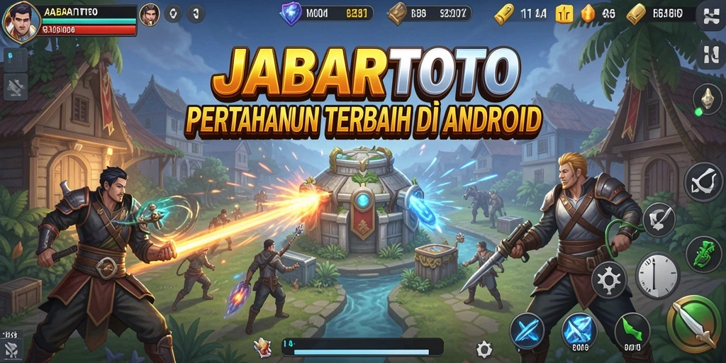 Tangkapan layar JABARTOTO menunjukkan aksi pertahanan menara yang mendebarkan.