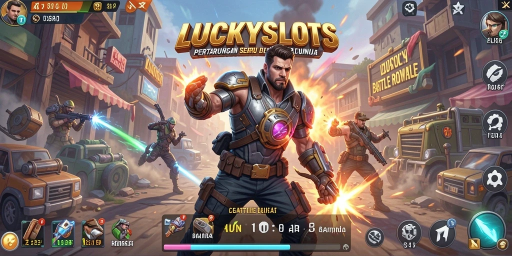 Tampilan gameplay seru dan strategi di LUCKYSLOTS