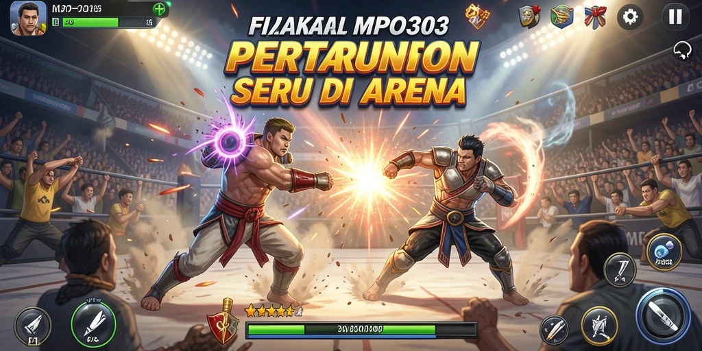 Screenshot MPO303 menampilkan aksi pertarungan yang seru dan mendebarkan.