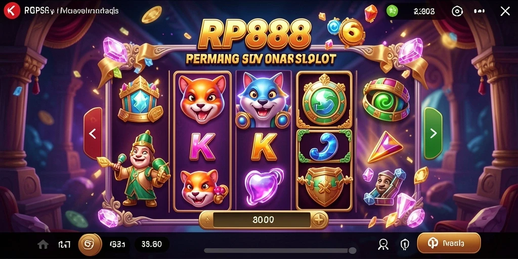 Tampilan menarik dari gameplay RP888 yang mengasyikkan.