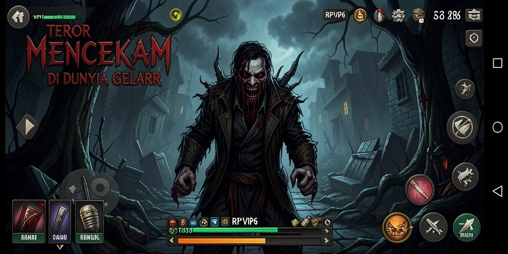 Tangkapan layar menampilkan momen mencekam dari gameplay RPVIP6.