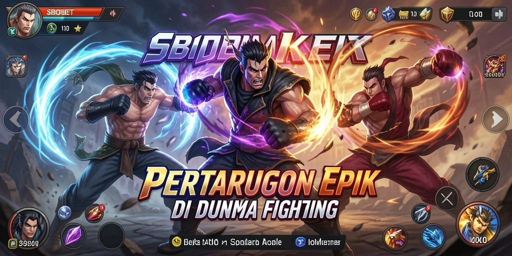 Tangkapan layar aksi intense dalam gameplay Fighting SBOBET.