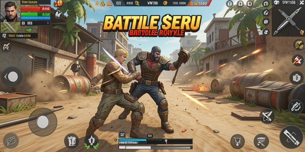 Tampilan permainan <strong>VW108</strong> yang intens dan seru dalam Battle Royale.