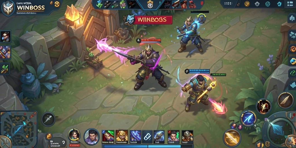 Tampilan gameplay seru dari WINBOSS yang menarik